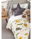 Κουβέρτα Κούνιας Flannel Fleece 110x140 ZOO