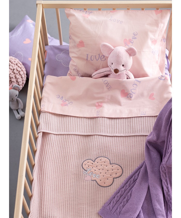 Κουβέρτα Πικέ Bebe Blankets 80x110 HONEY