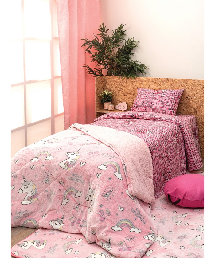 Σεντονι Μονό Luminous 170x260 CLUSTER LILAC
