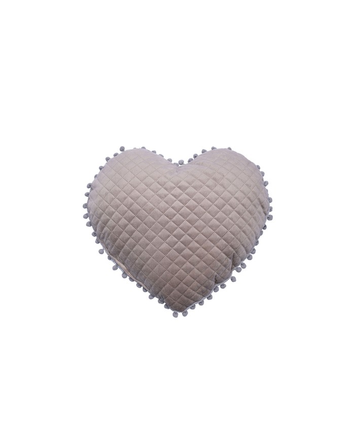 Διακοσμητικό Μαξιλαράκι Καρδιά 40x38 ELWIN BEIGE