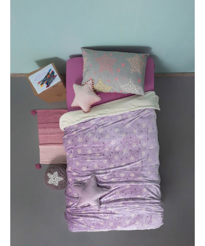 Κουβέρτα Fleece Μονή 160x220 SKY GIRL