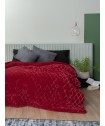 Κουβερτοπαπλωμα Μονό 160x240 NADINE RED