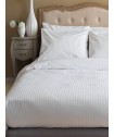 Σεντόνι White Comfort 180TC 160x270 WHITE STRIPES