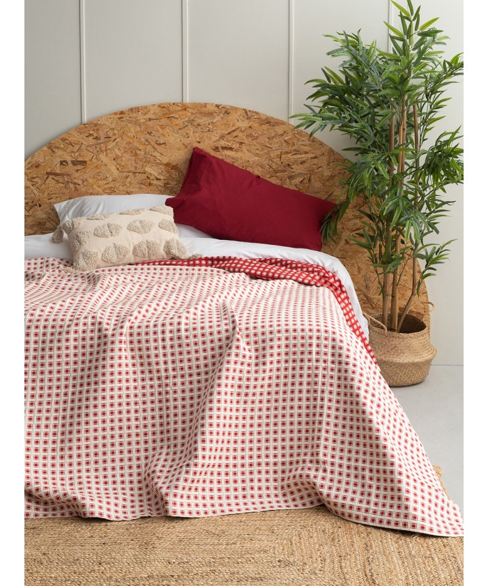 Κουβέρτα Classico Covers 220x260 KURSAL RED
