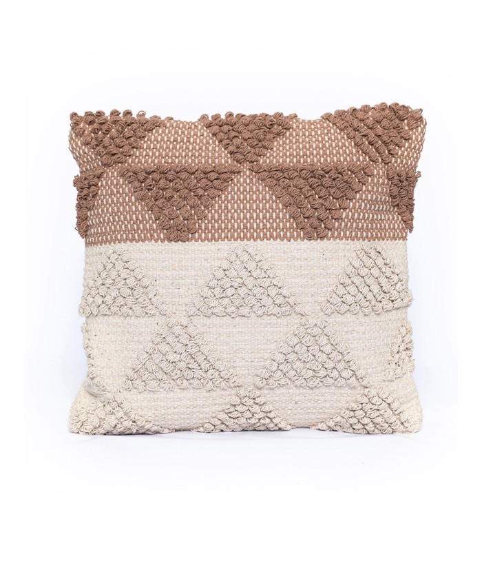 Διακοσμητική Μαξιλαροθήκη Home Décor 45x45 TROI BROWN