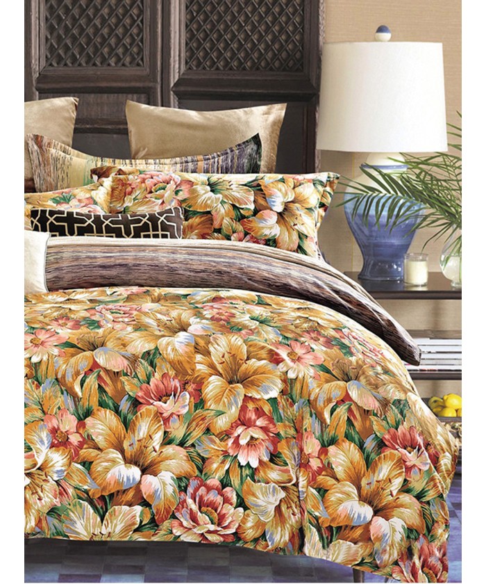 Σετ Κουβερλί Υπέρδιπλο Satin Beauty 220x245 SB4246
