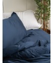 Ζευγος Μαξιλαροθηκες Oxford 50x70 NATURE NAVY