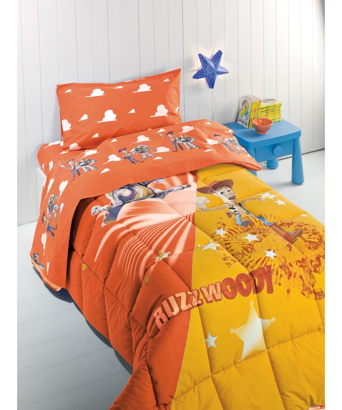 Πάπλωμα Μονό Disney 170x270 TOY STORY ARANCIO
