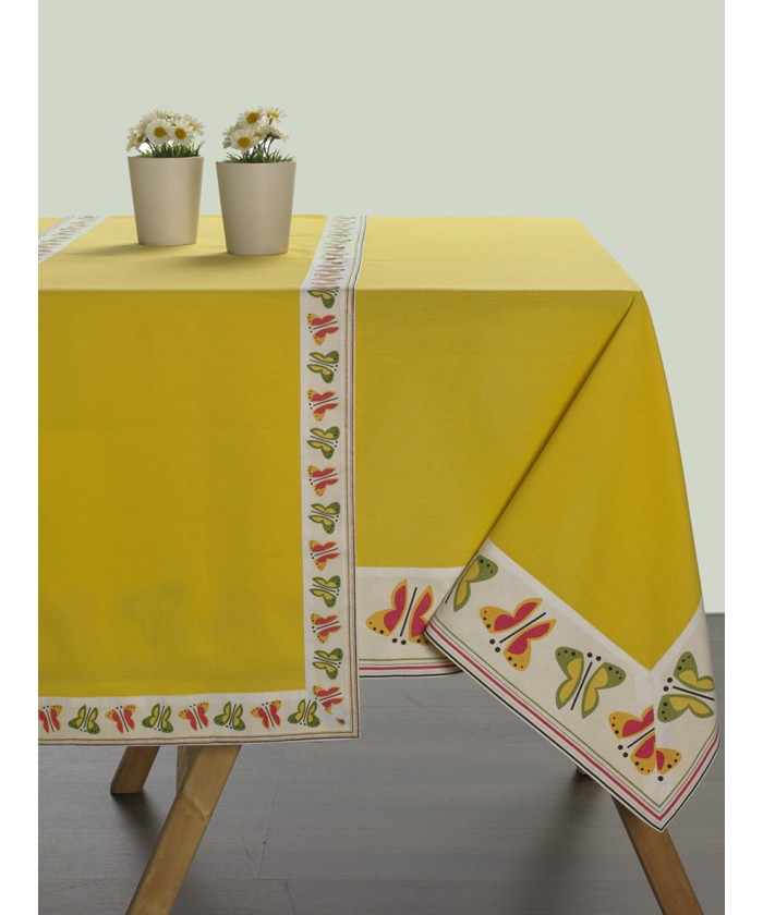 Σετ 4 Πετσέτες Φαγητού Festosi 45x50 AM6 YELLOW