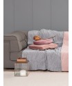 Ριχτάρι Διθέσιου Καναπέ GENOA GREY/PINK