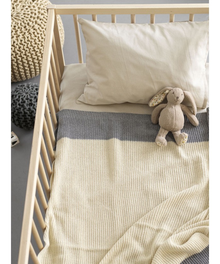 Κουβέρτα Πλεκτή Knitted Collection BICOLOR
