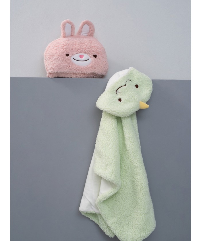 Κουβερτα Fleece Με Κουκουλα New Baby 70x100 NB0131