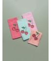 Σετ 4 Πετσετάκια Μπανιου Kids Bath 40x60 CHERRIES
