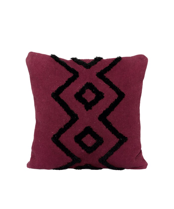 Διακοσμητική Μαξιλαροθήκη Home Décor 45x45 VIK BORDEAUX