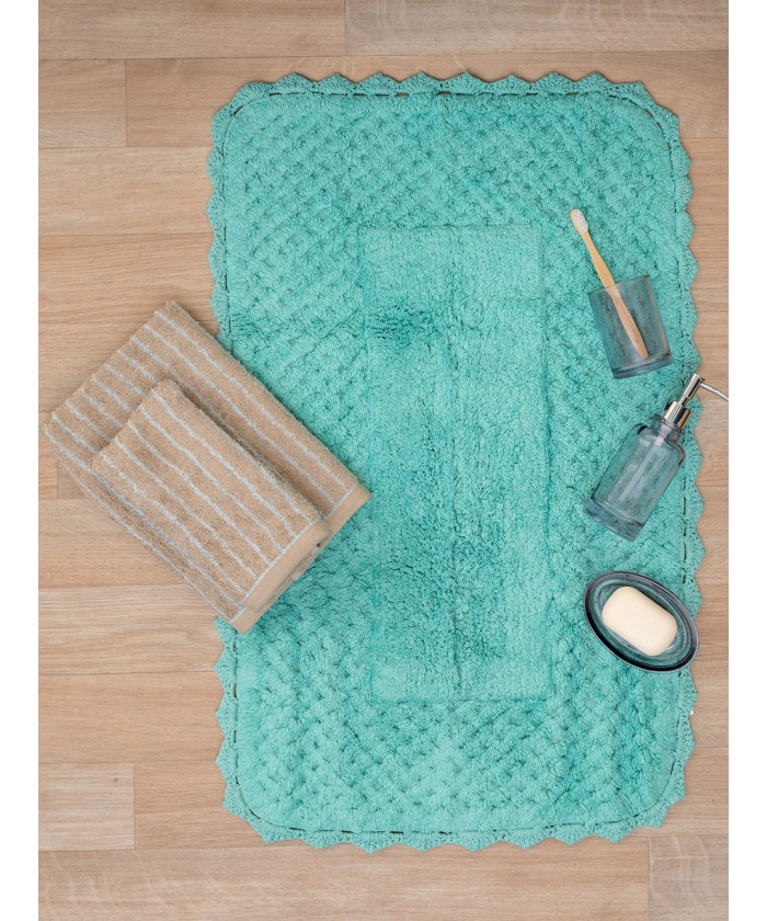Πατάκι Bathmats Collection 50x80 EZRA AQUA