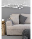 Διακοσμητικη Μαξιλαροθήκη Flexi Collection 45x45 FT1515 GREY