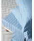 Σετ Παπλωματοθήκη Υπέρδιπλη 240x255 SATIN STRIPES BLUE