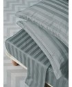 Σετ Παπλωματοθήκη Υπέρδιπλη 240x255 SATIN STRIPES METAL