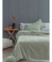 Κουβερτα Βελουτε 160x220 DREAM VELOUR/2 OLIVE