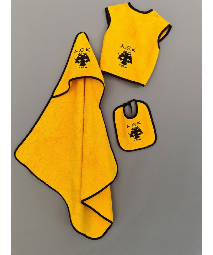 Σετ Λουτρου Βρεφικό Aek 1924 AEK BABY BLOCK