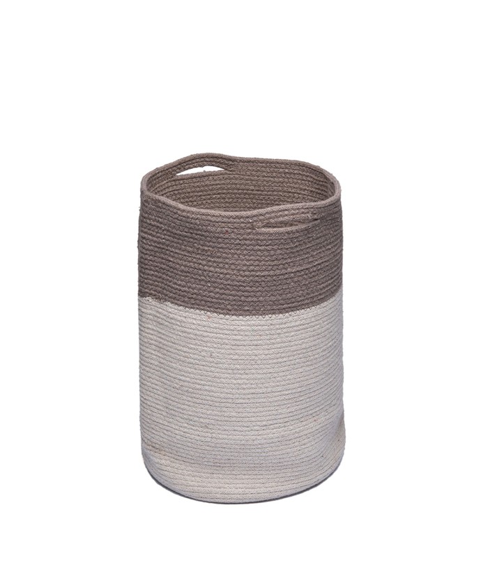 Διακοσμητικο Καλάθι Με Χερουλια Home Decor 30x45 KEG GREY GREY
