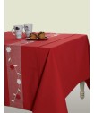 Σετ 4 Πετσέτες Φαγητού Festosi 45x50 SS-85 RUBY/NATURAL