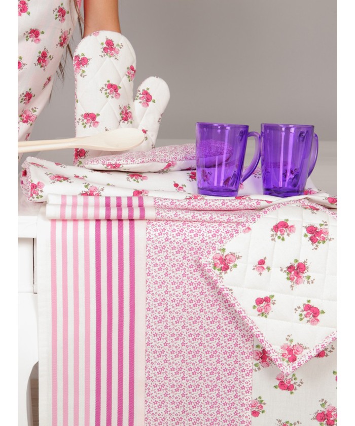 Σετ 4 Πετσέτες Φαγητού Festosi 45x50 SP-06 PINK