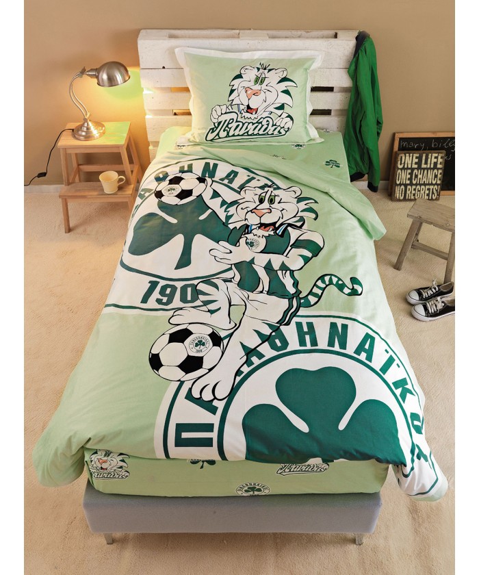 Σετ Κουβερλί Μονό Panathinaikos F.C. 170x250 FC4