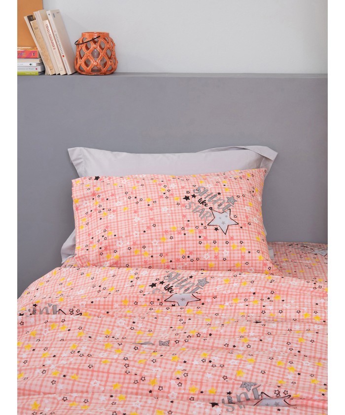 Ζευγος Μαξιλαροθηκες Φωσφοριζέ 50x70 CLUSTER PINK