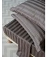 Σετ Παπλωματοθήκη Υπέρδιπλη 240x255 SATIN STRIPES CINDER