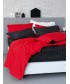 Σετ Παπλωματοθήκη Υπέρδιπλη 240x255 SATIN STRIPES FLAME/BLACK