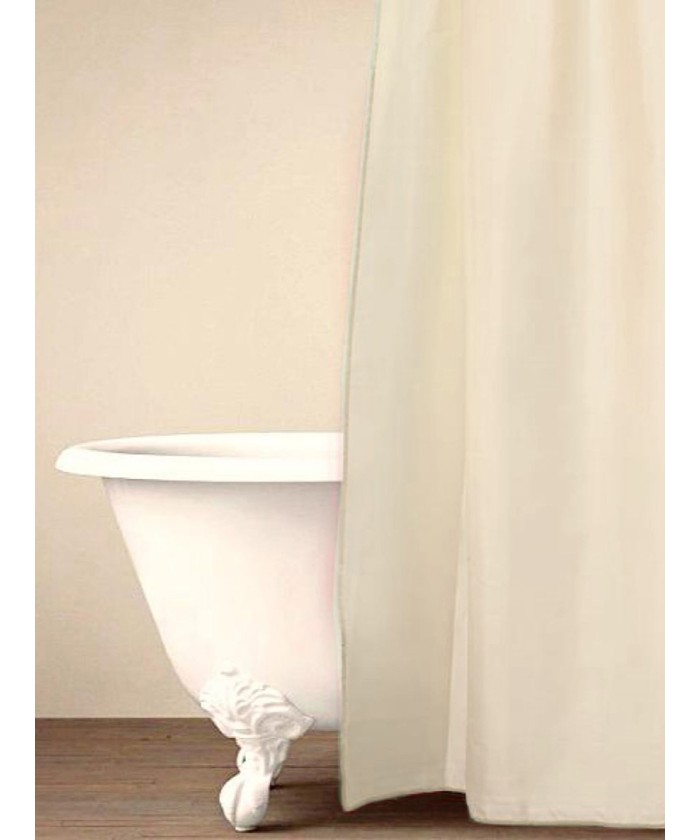 Κουρτίνα Μπάνιου Με 12 Κρικους 180x180 SIMPLE CREAM