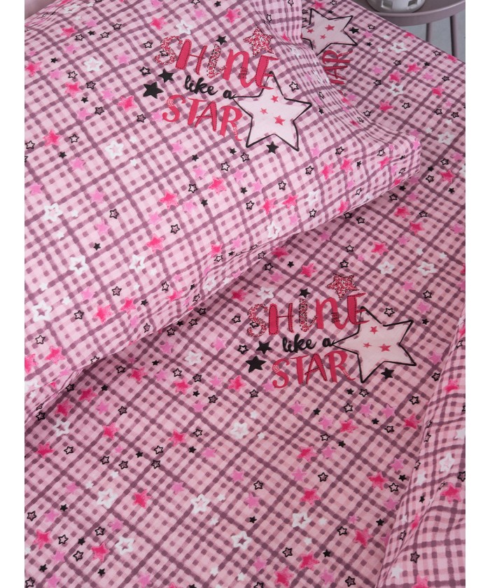 Ζευγος Μαξιλαροθηκες Φωσφοριζέ 50x70 CLUSTER LILAC