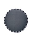 Μαξιλάρα Δαπέδου Home Decor Ø60cm SPREE GREY
