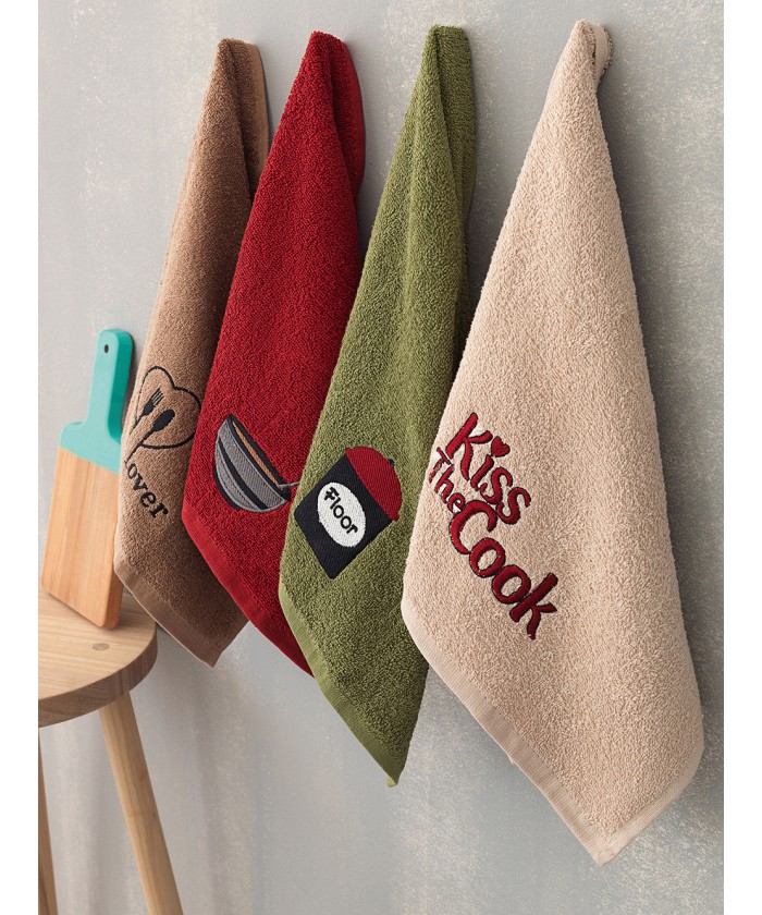Σετ 4 Πετσέτες Κουζίνας Kitchen Towels 40x60 KT030