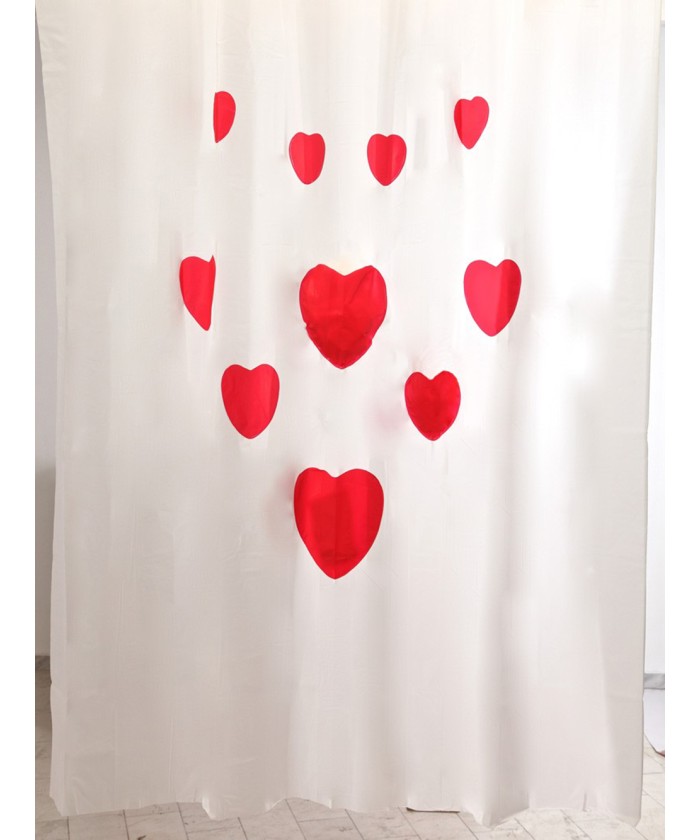 Κουρτίνα Μπάνιου 180x200 HEARTS