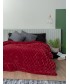 Κουβερτοπαπλωμα Υπέρδιπλο 220x240 NADINE RED