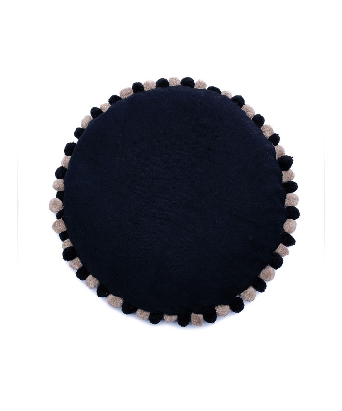 Μαξιλάρα Δαπέδου Home Decor Ø60cm SPREE BLACK