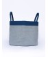 Διακοσμητικο Καλάθι Με Χερουλια Home Décor 30x40 MAGNI GREY