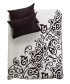 Κουβέρτα Cotton Rich 160x260 SILVESTRE BLACK/WHITE