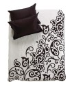 Κουβέρτα Cotton Rich 160x260 SILVESTRE BLACK/WHITE