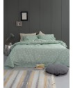 Σετ Παπλωματοθηκη Υπέρδιπλη Luminous 230x250 FLECK PISTACHIO