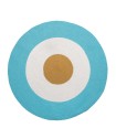 Χαλάκι Kids Decor Ø140cm TRICOLORE AQUA