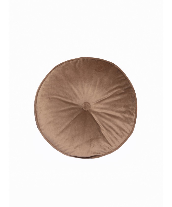 Διακοσμητικο Μαξιλαρι Velvet Feel Ø40cm VF803 BEIGE