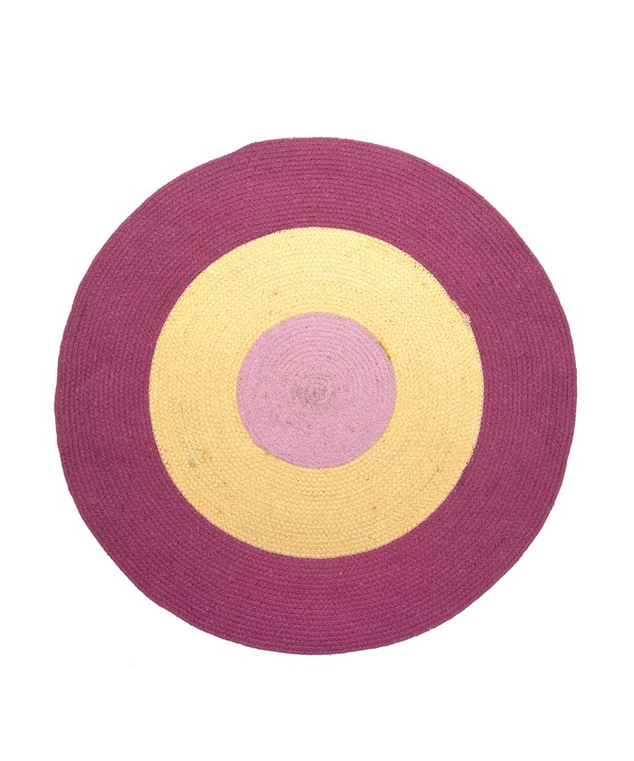 Χαλάκι Kids Decor Ø140cm TRICOLORE PINK