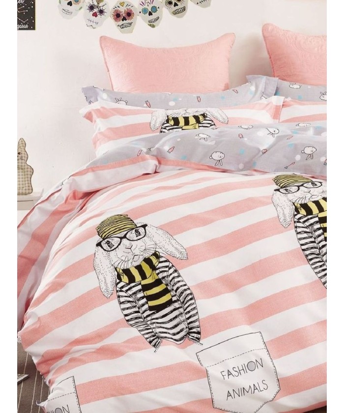 Σετ Κουβερλι Μονό Satin Trends 170x260 ST1043