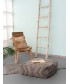 Μαξιλάρα Δαπέδου/ Πουφ Home Décor 60x60x25 MARVI MOKA