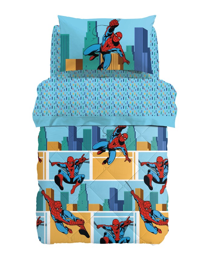 Πάπλωμα Μονό Disney 160x250 SPIDERMAN AMERICA