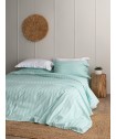 Σεντονι Υπέρδιπλο 240x270 SATIN STRIPES MINT