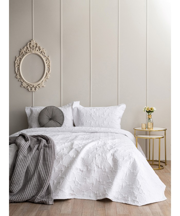 Σετ Κουβερλί & Σεντόνια Wedding Collection 240x260 WEL013 WHITE